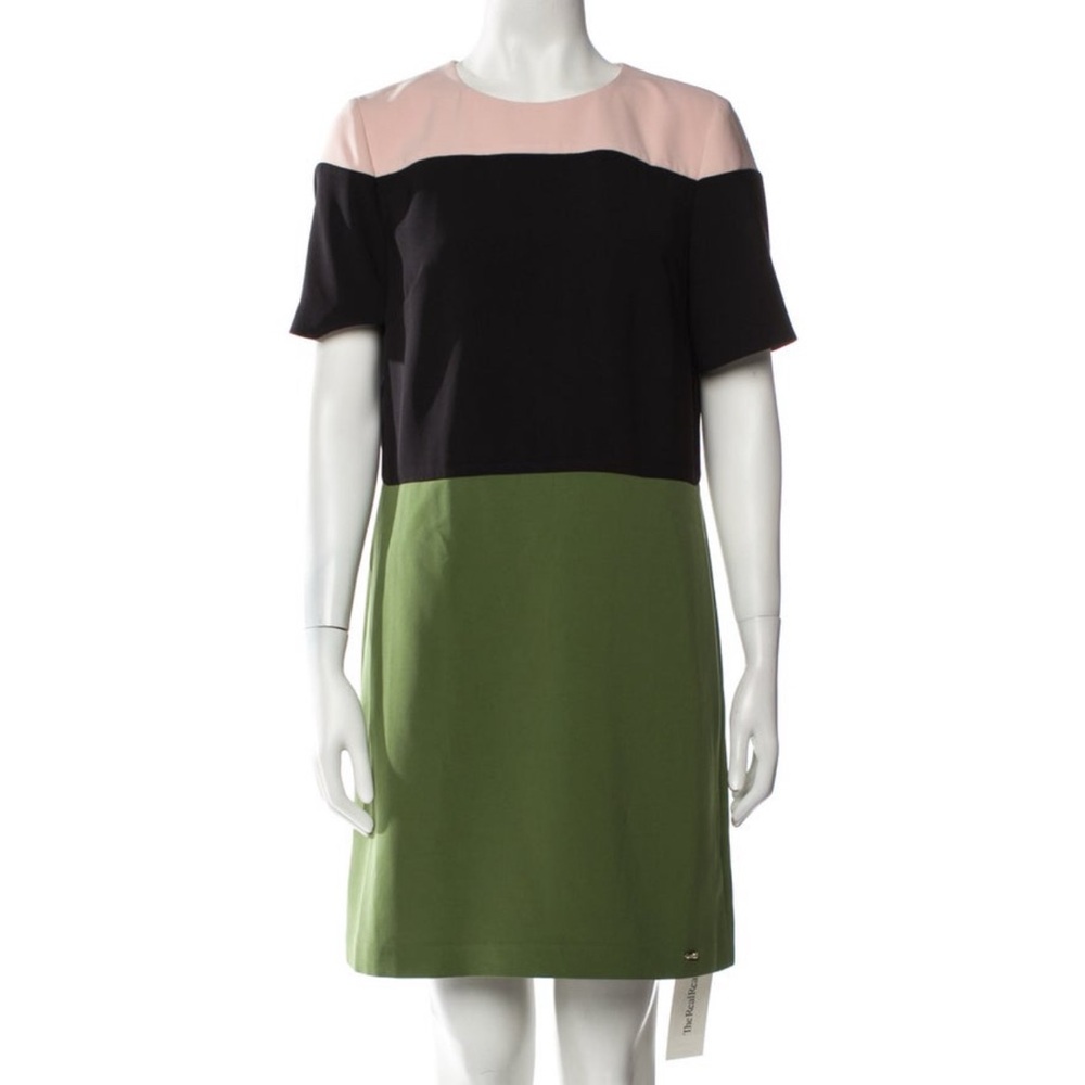 Ted Baker Colorblock Pattern Mini Dress - Picture 8 of 8